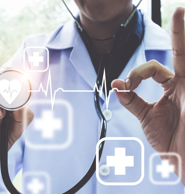 Healthcare professional using digital tools to improve quality of care and patient safety in Kenya