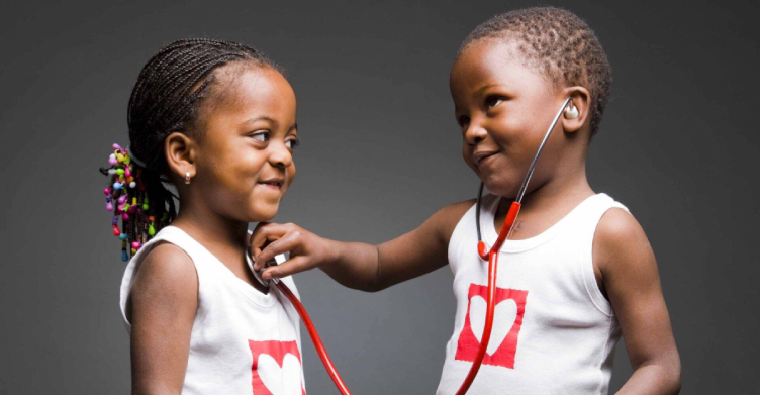 Healthcare NGO in Kenya – children benefiting from CRK-NGO heart health program